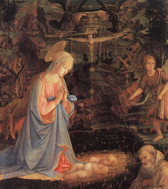 Filippino Lippi The Adoration of the Child France oil painting art